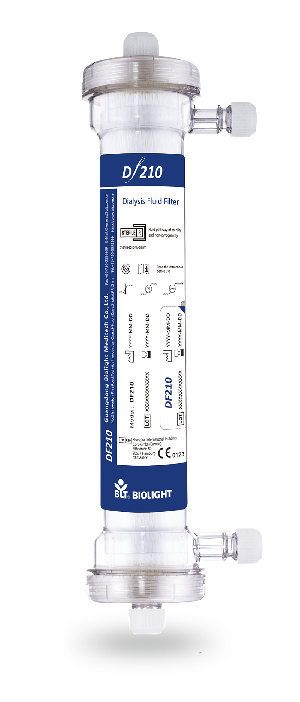 Фільтр діалізної рідини Модель: DF210